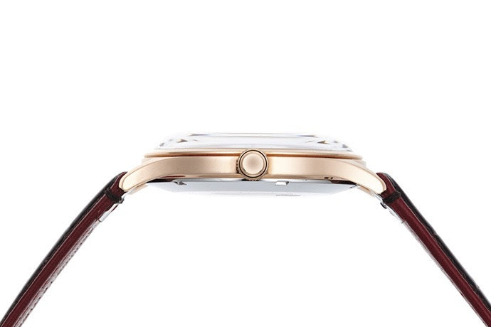 ORIENT : BAMBINO V4 MARRON 42 MM AC08001T