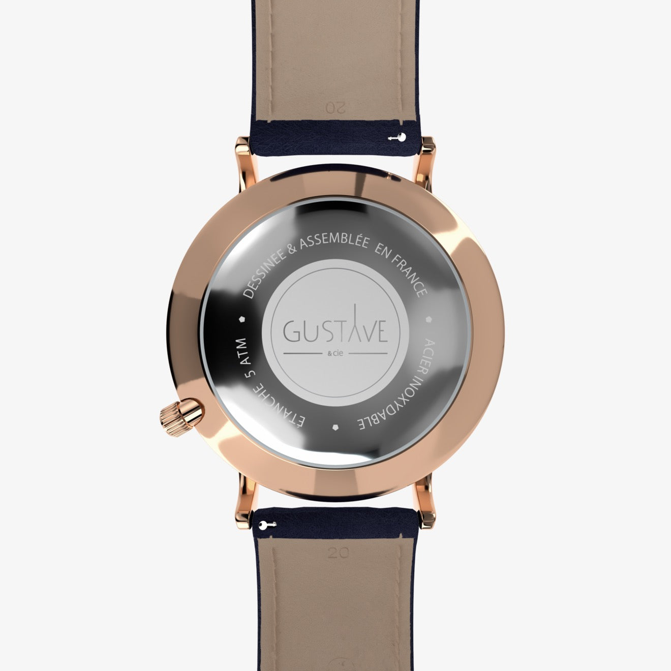 GUSTAVE: ANDRÉ 24H - GREEN DIAL - ROSE GOLD CASE