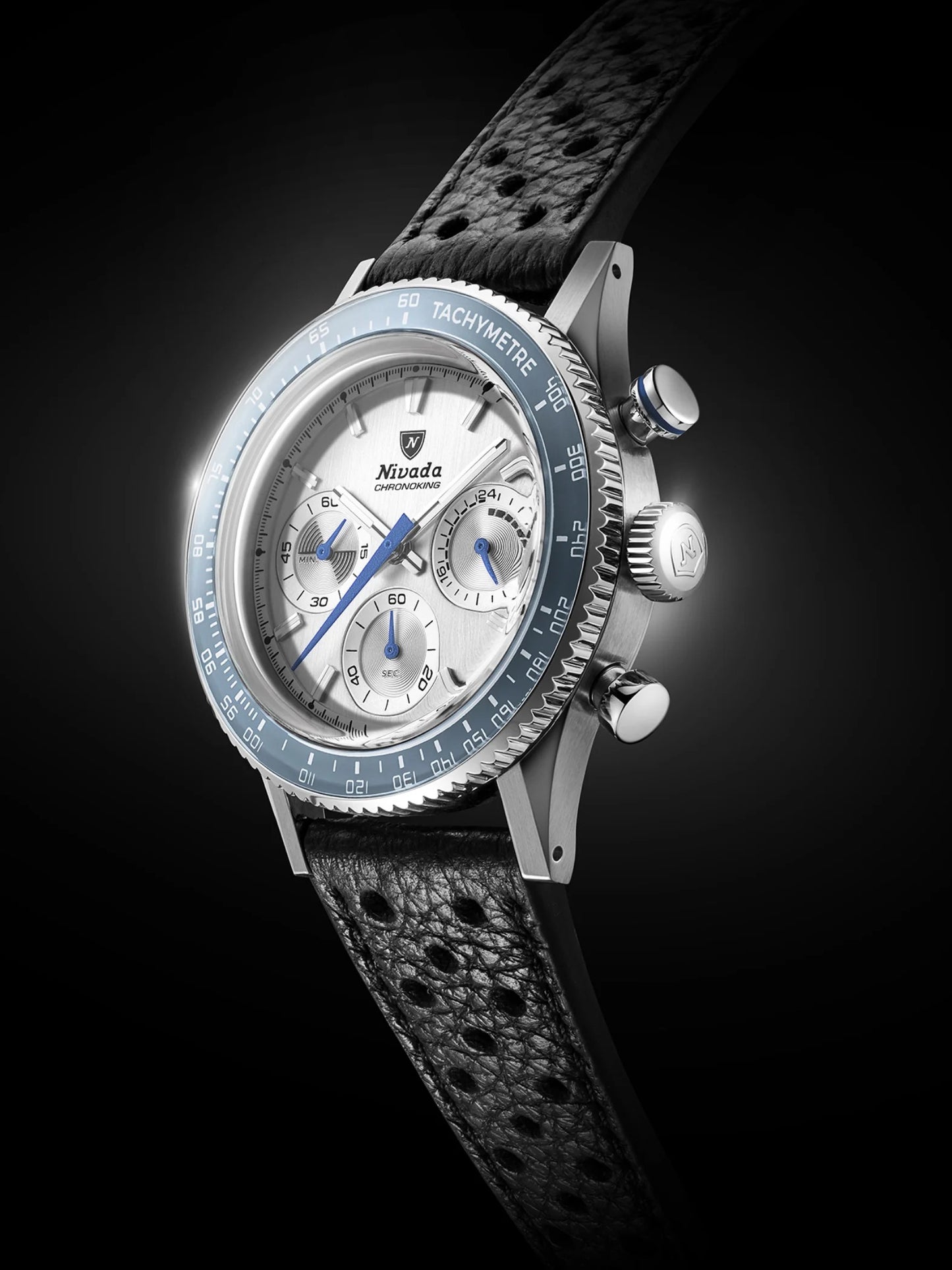 NIVADA GRENCHEN : CHRONOKING RACING BLANC