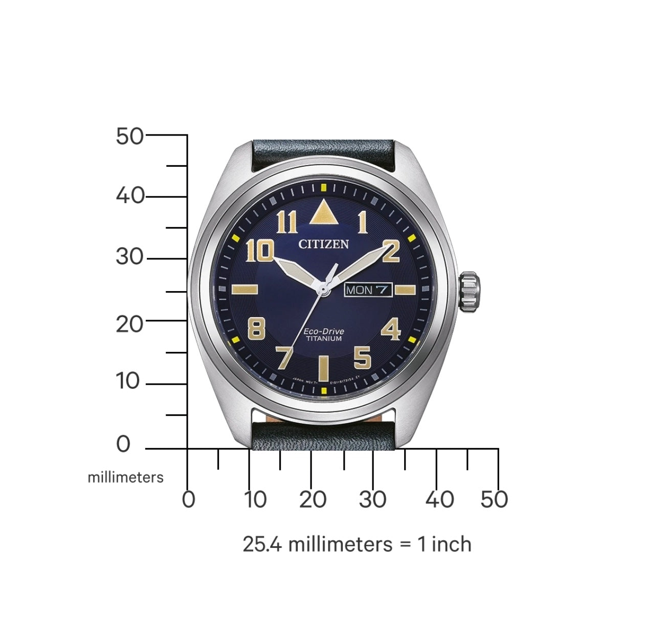 CITIZEN : SUPER TITANIUM ECO-DRIVE BM8560-45LC