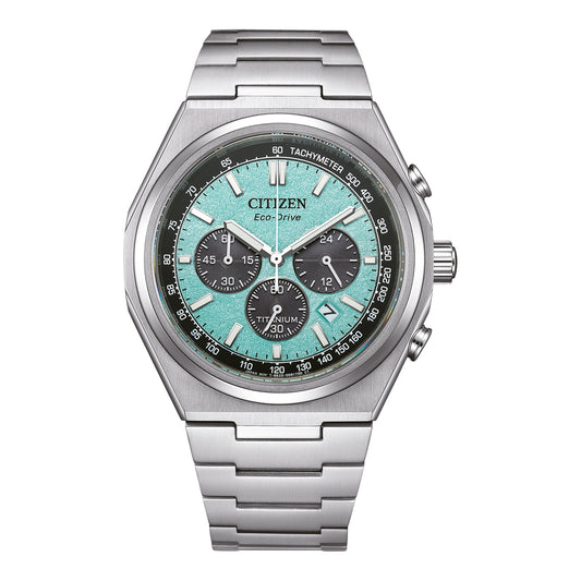 CITIZEN : SUPER TITANIUM CHRONOGRAPHE CA4610-85M