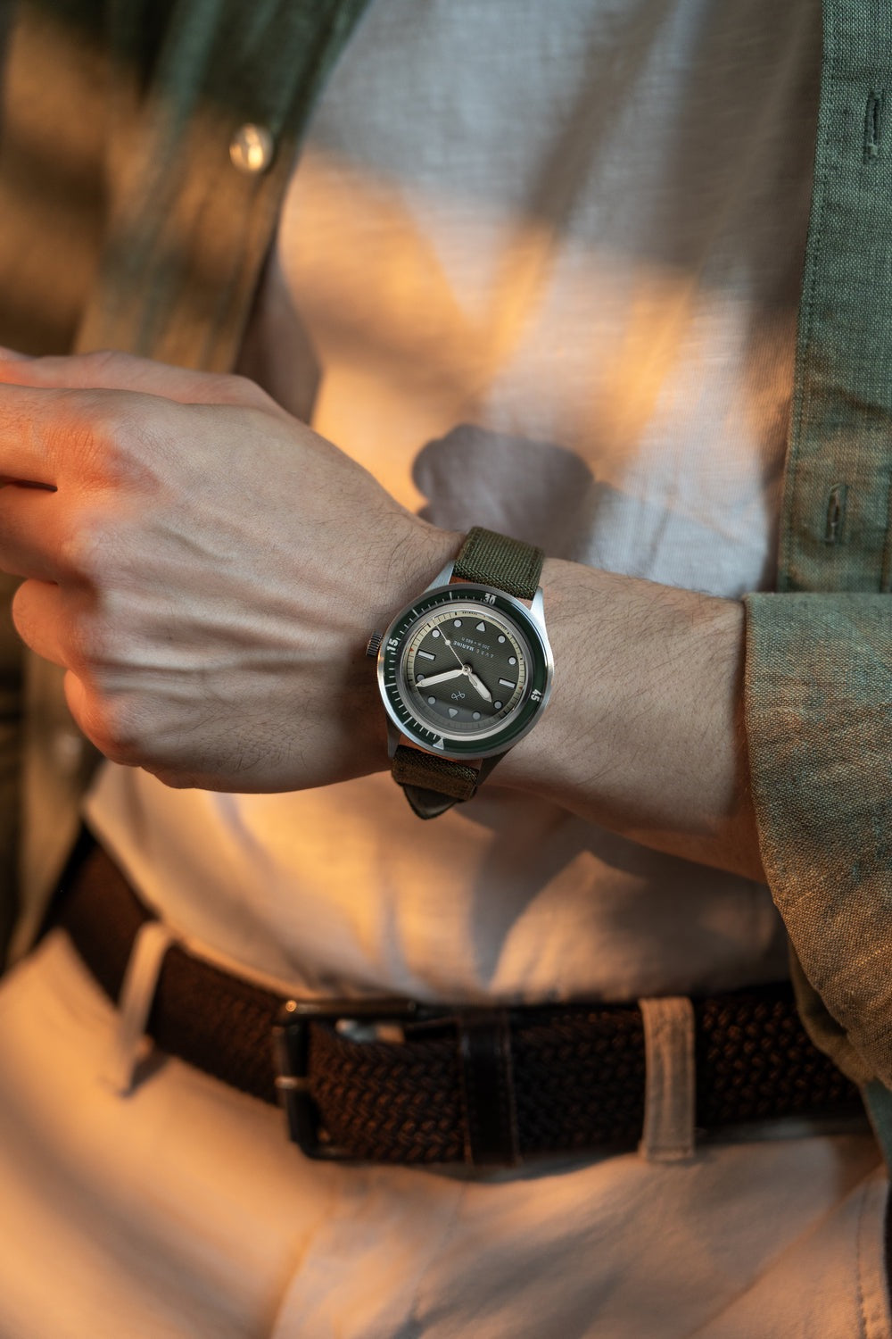 MONTRE AV86 : 1956 MARINE QUARTZ VERTE