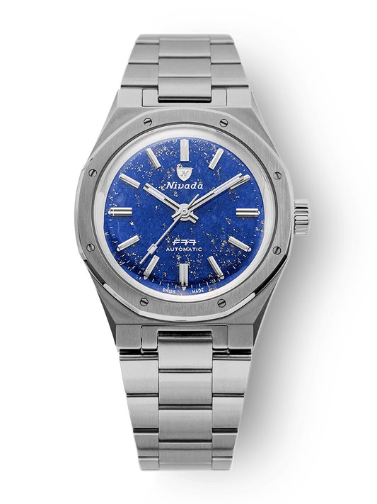 NIVADA GRENCHEN : F77 TITANIUM LAPIS LAZULI