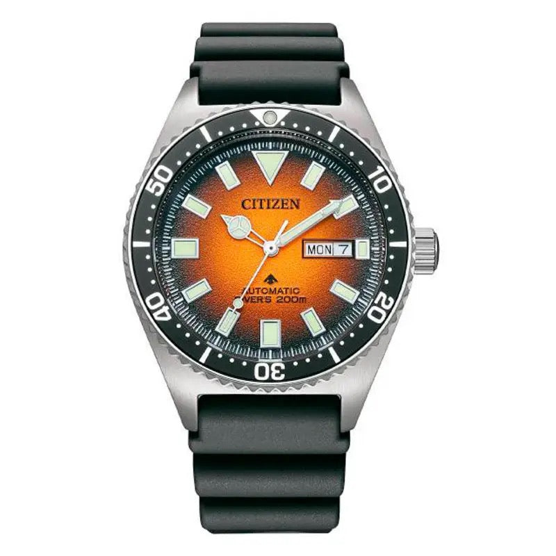 CITIZEN : PROMASTER MECHANICAL DIVER ORANGE NY0120-01ZC