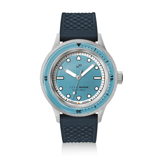 MONTRE AV86 : 1956 MARINE QUARTZ BLEU CLAIR