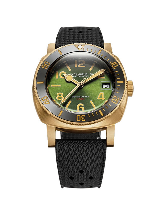 NIVADA GRENCHEN : DEPTHMASTER BRONZE GREEN