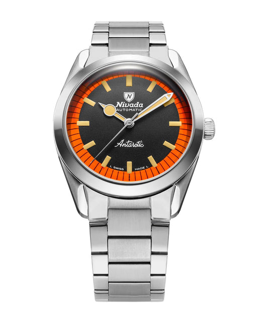 Montre Nivada Grenchen : Super Antarctic Orange et Noir