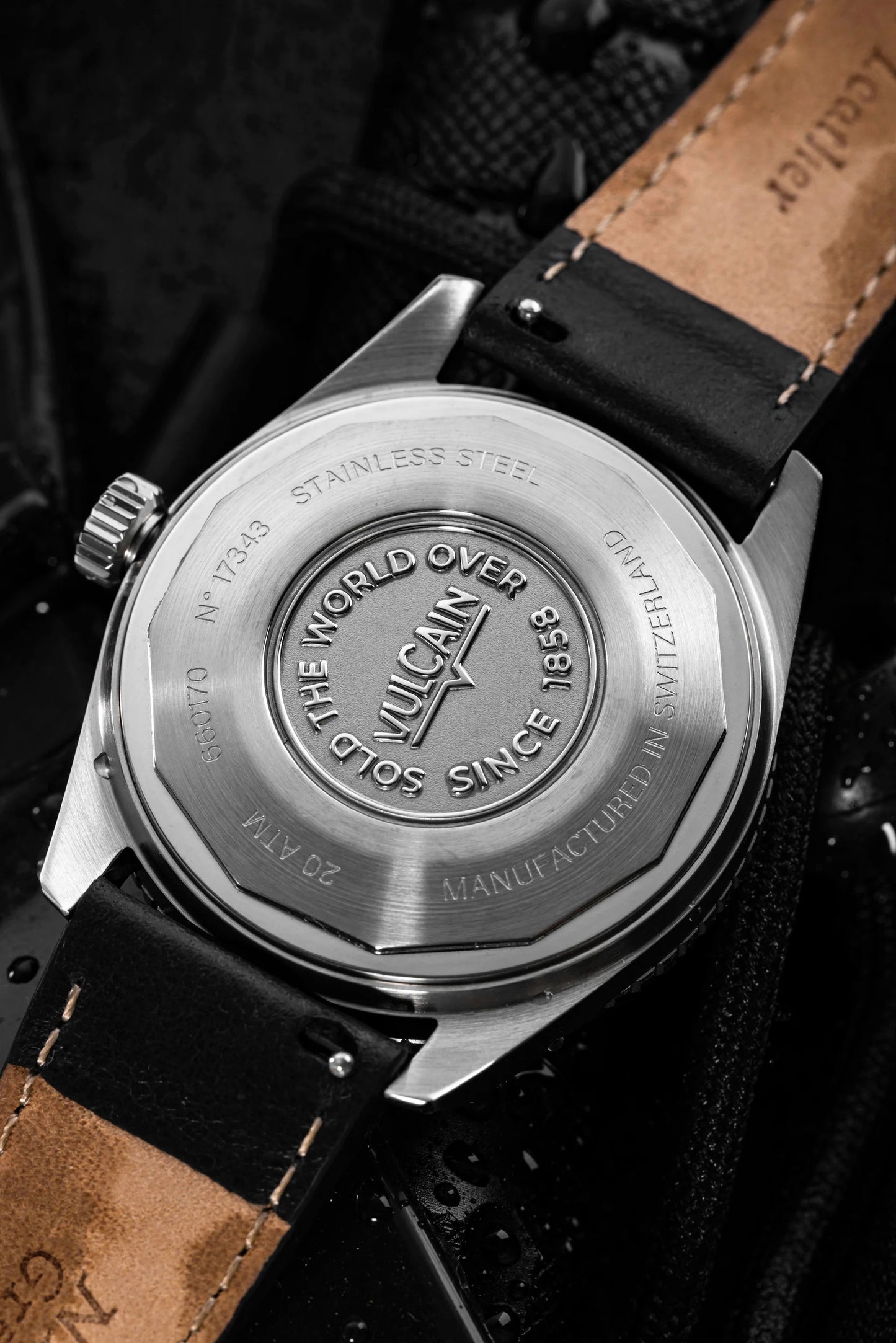 VULCAIN : SKINDIVER NAUTIQUE NOIR - INDEX BLANCS