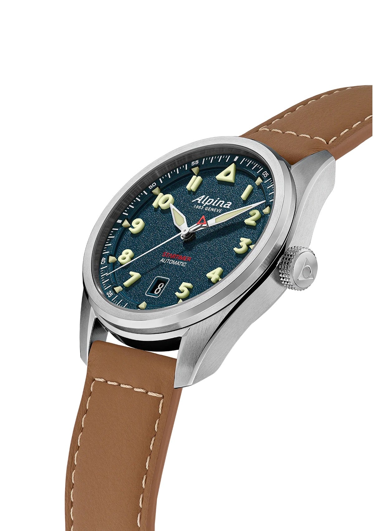 MONTRE ALPINA : STARTIMER PILOT AUTOMATIQUE BLEU AL-525NW4S36