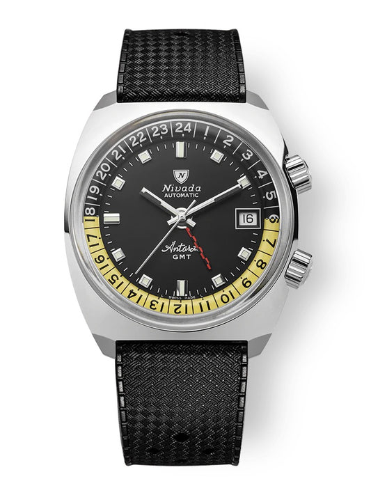 NIVADA GRENCHEN WATCH: ANTARCTIC GMT BLACK