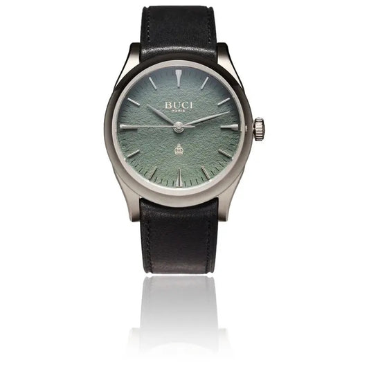 BUCI PARIS : EDITION LIMITÉE GARDE TEMPS AUTOMATIQUE "VERT"