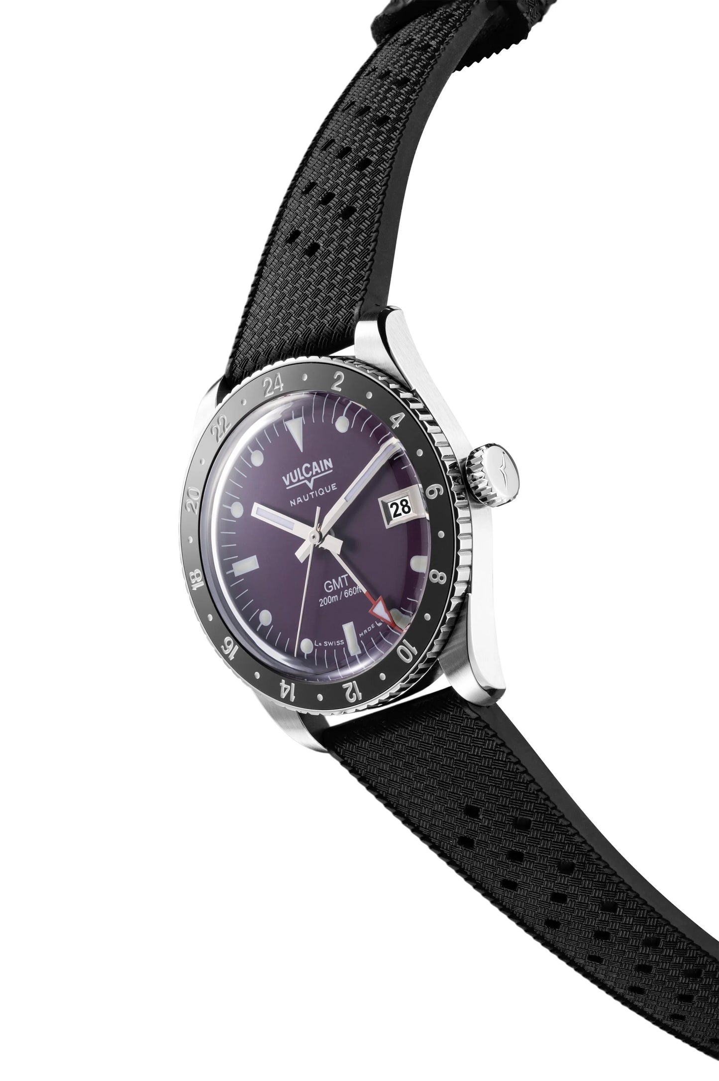 MONTRE VULCAIN : SKINDIVER GMT VIOLET