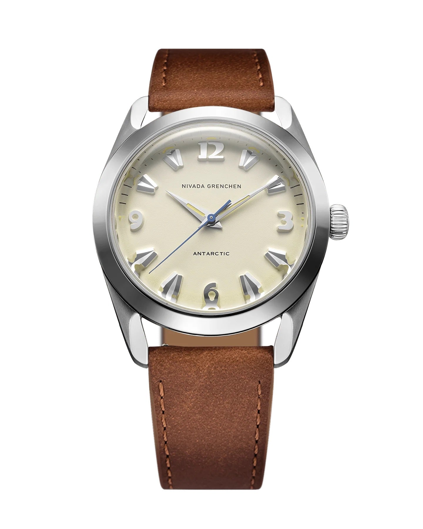 NIVADA GRENCHEN : ANTARCTIC 38 MM EGGSHELL BEIGE LUMINOVA