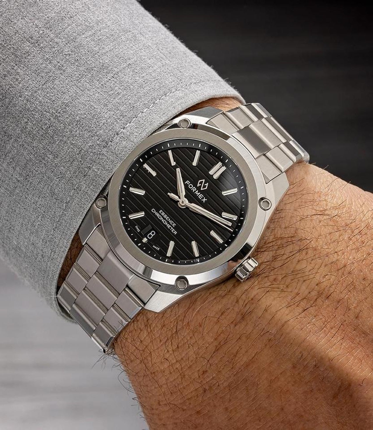 FORMEX : ESSENCE CHRONOMÈTRE AUTOMATIQUE NOIRE 39 MM