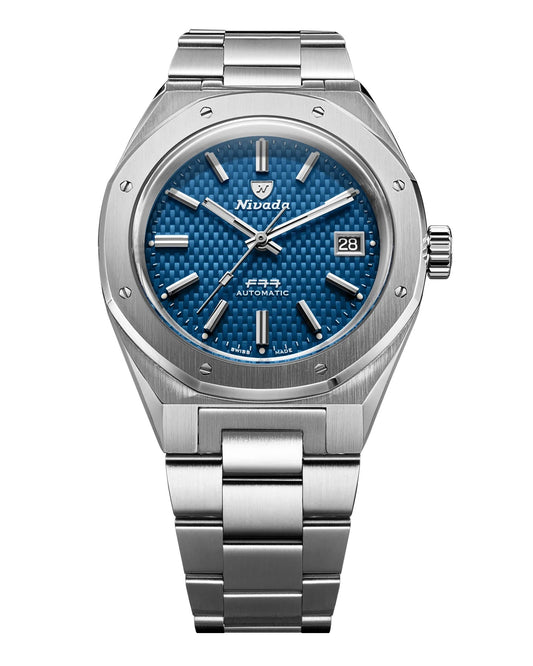 NIVADA GRENCHEN : F77 BLUE 41MM