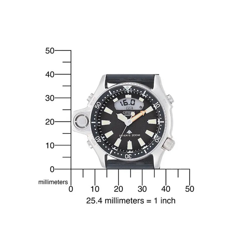 MONTRE CITIZEN : PROMASTER AQUALAND DIVER NOIRE JP2000-08E