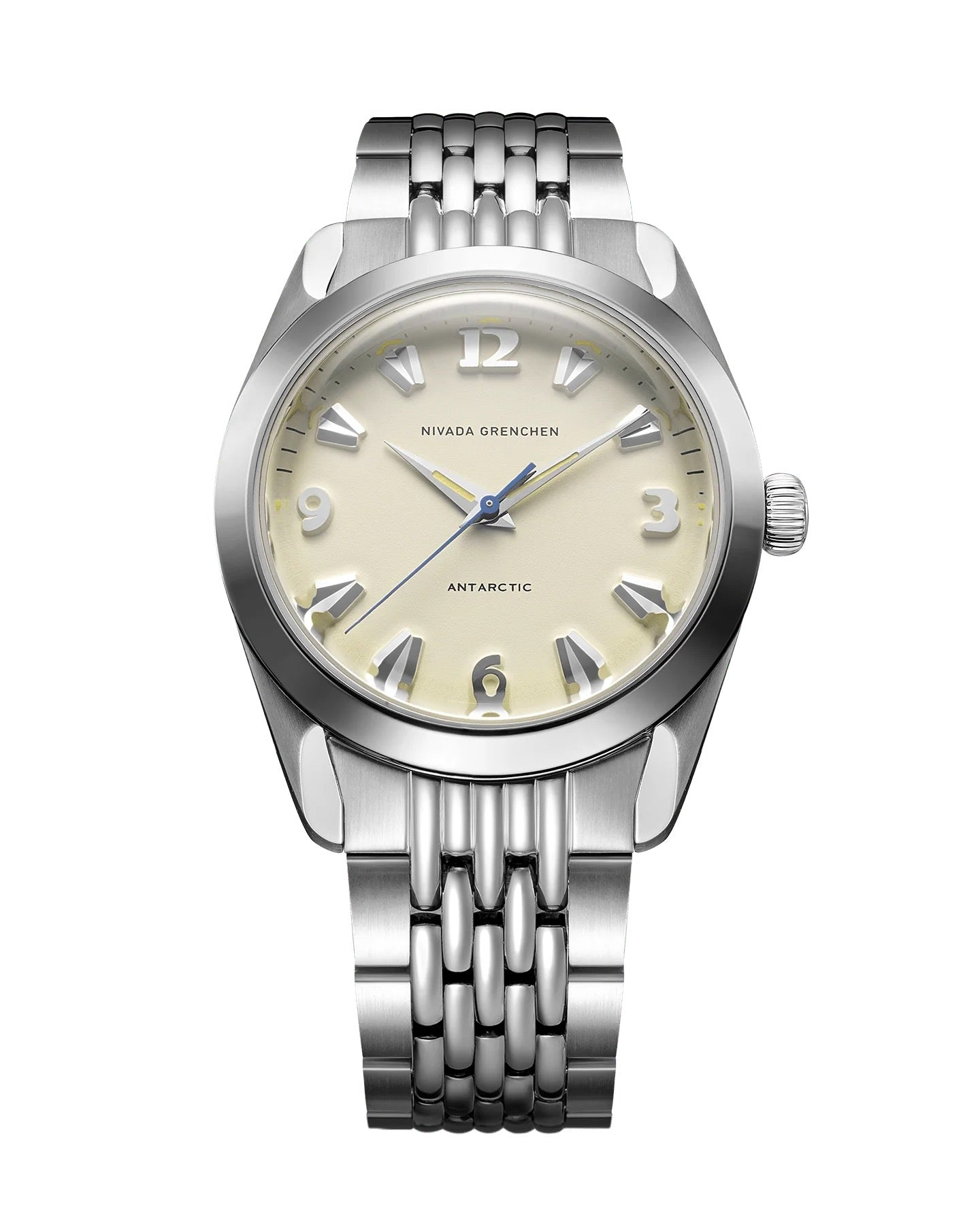 NIVADA GRENCHEN : ANTARCTIC 38 MM EGGSHELL BEIGE LUMINOVA