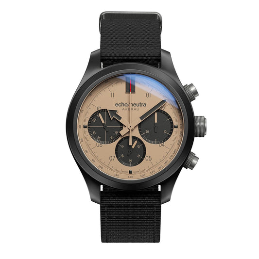 Montre Echo/Neutra : Averau 42 Chronographe Céramique Sable