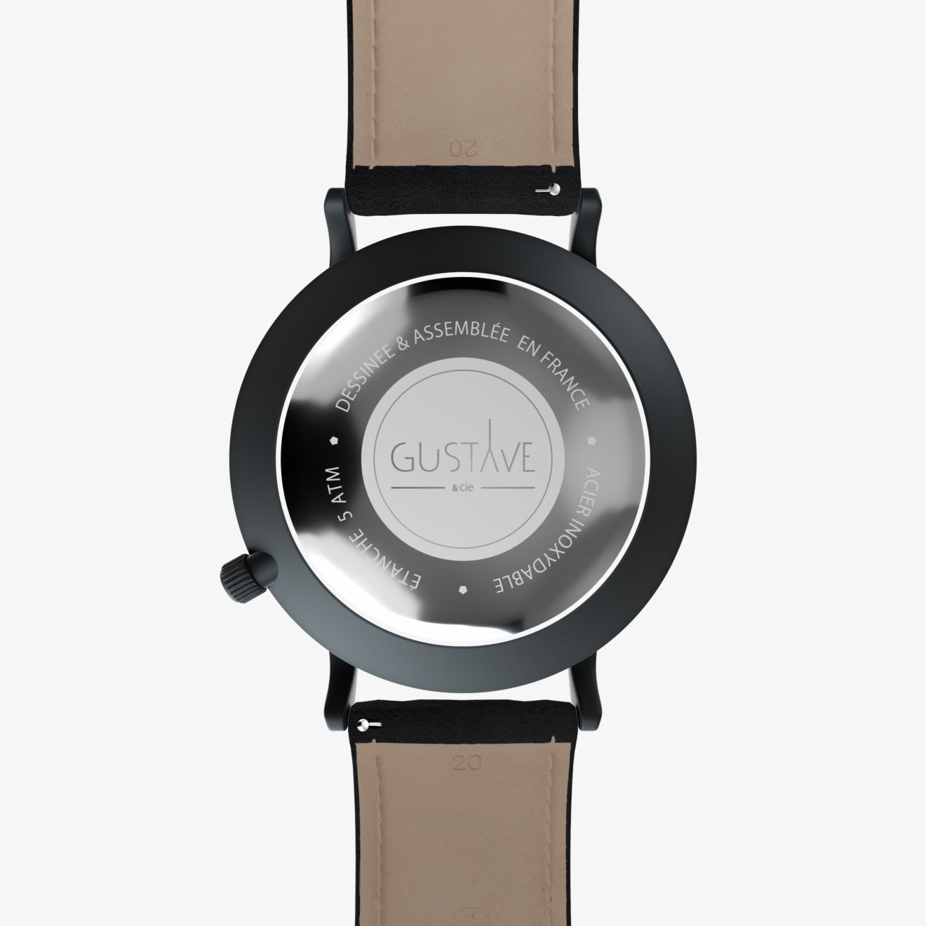 GUSTAVE: ANDRÉ 24H - BLUE DIAL - BLACK CASE