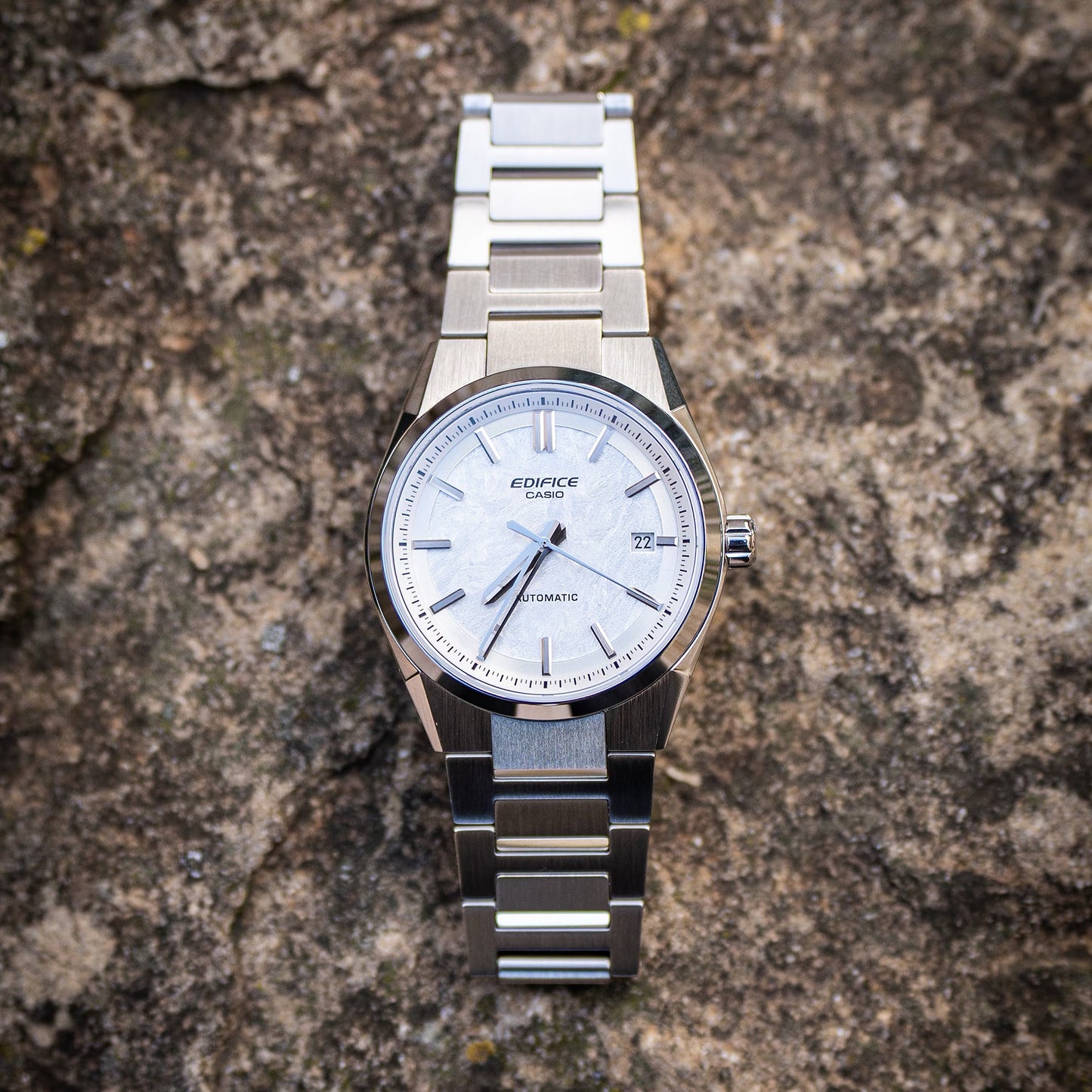 Montre Casio : Édifice Automatique Blanc EFK-110D-7A