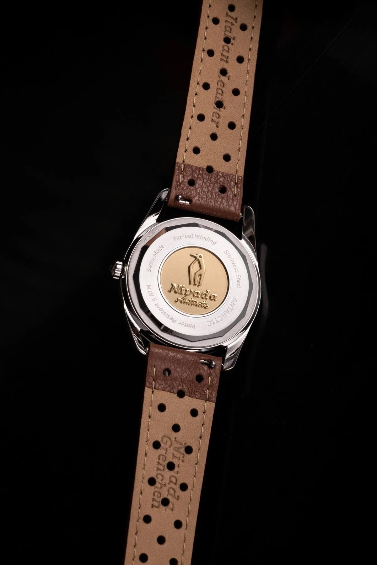 NIVADA GRENCHEN : ANTARCTIC 38 MM EGGSHELL BEIGE LUMINOVA