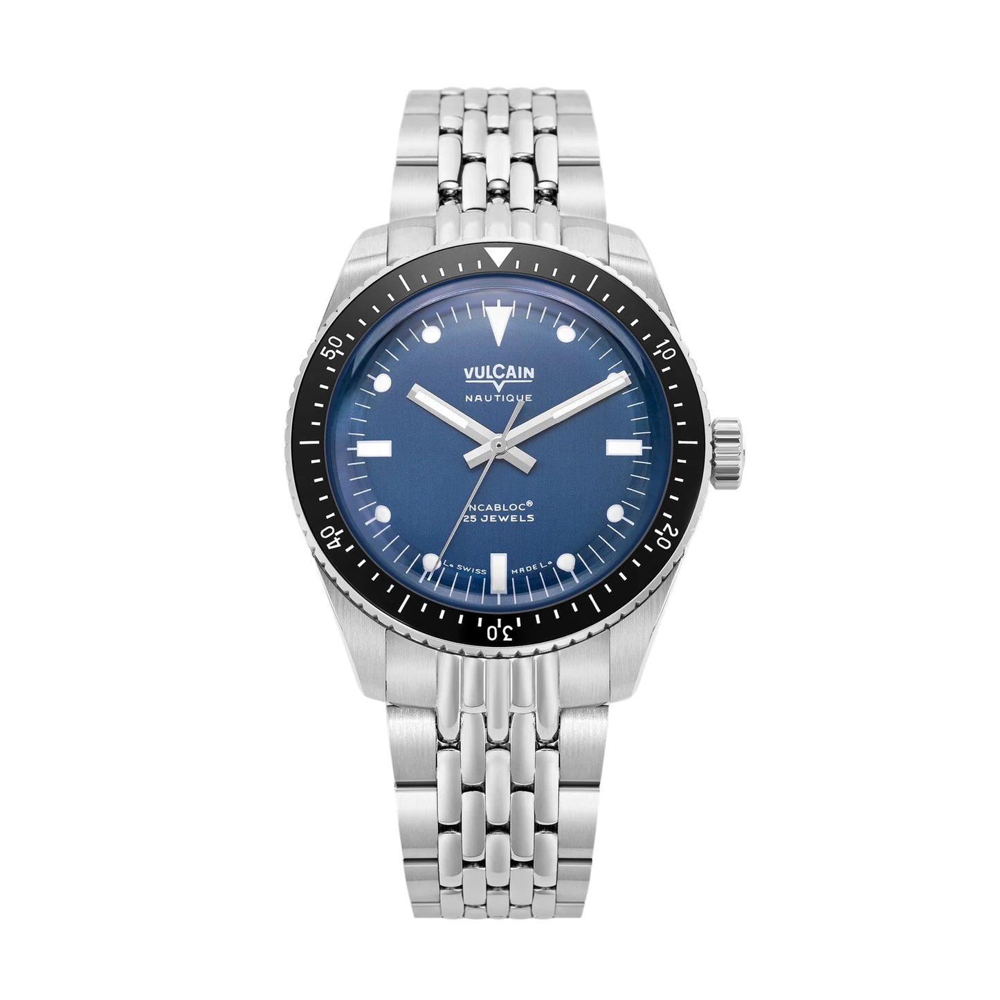 VULCAIN : SKINDIVER NAUTIQUE BLEU - INDEX BLANCS