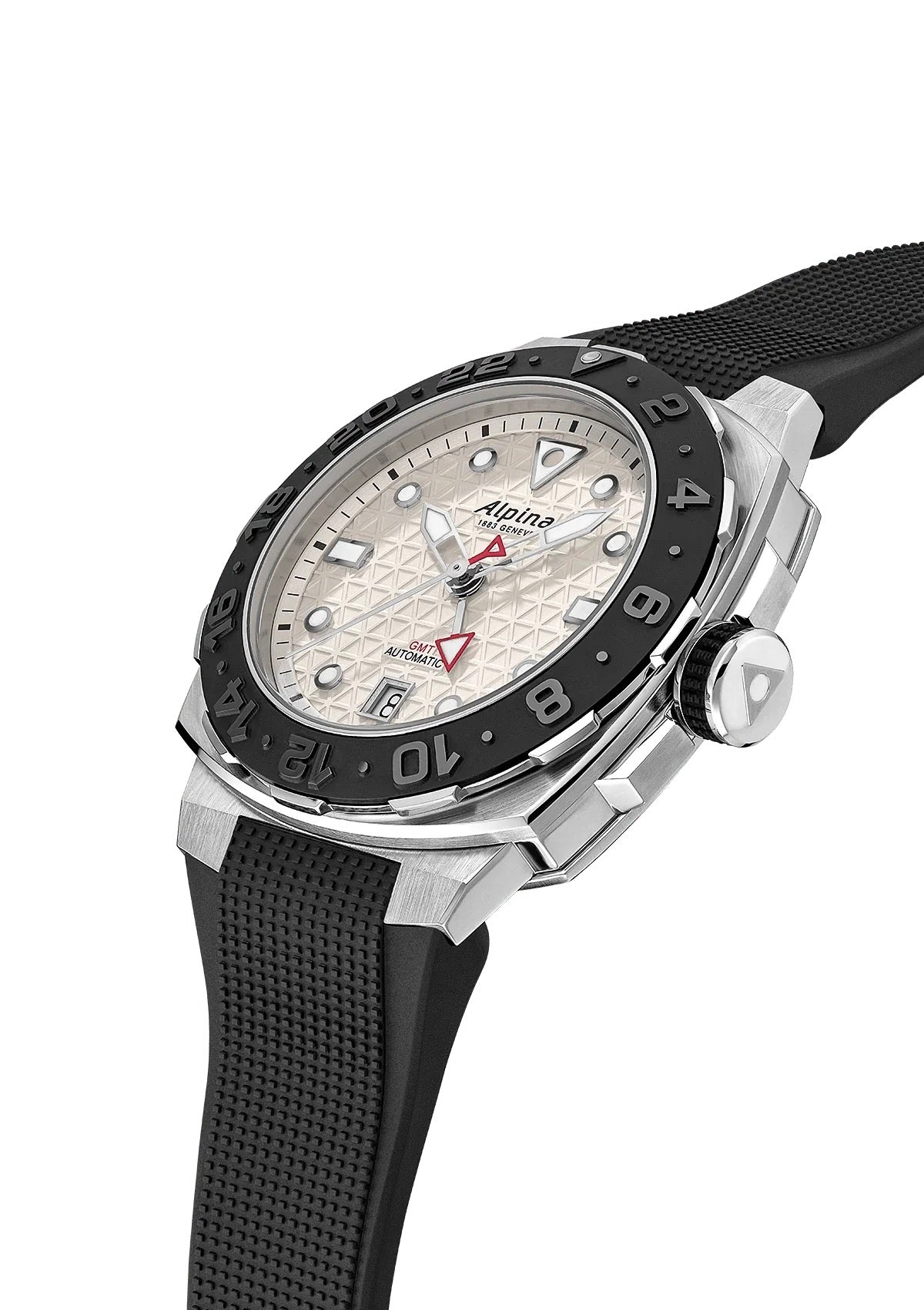 MONTRE ALPINA : SEASTRONG DIVER EXTREME AUTOMATIQUE GMT BLANC AL-560LG3VE6