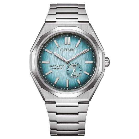 CITIZEN : SUPER TITANIUM MECHANICAL ZENCHIN 60 - BLEU CIEL