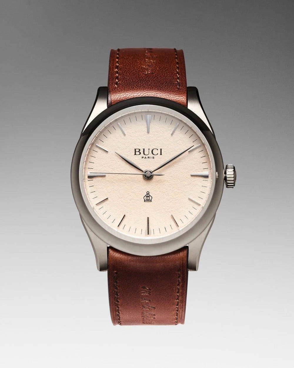 BUCI PARIS : EDITION LIMITÉE GARDE TEMPS AUTOMATIQUE "BEIGE"