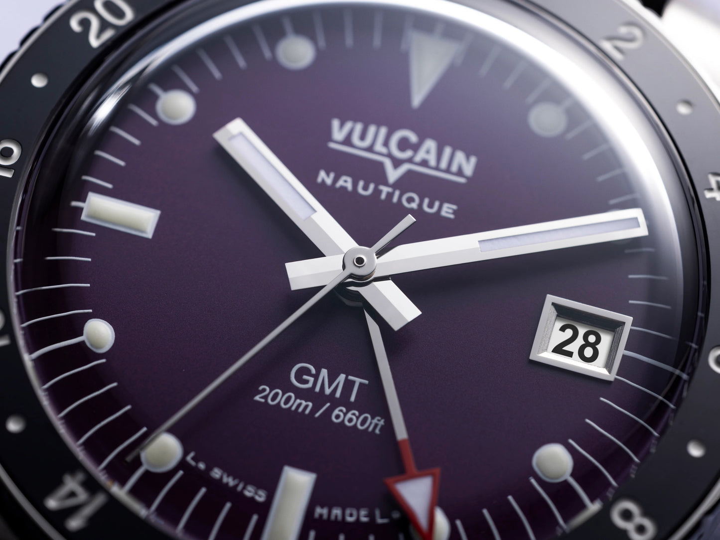 VULCAIN : SKINDIVER GMT VIOLET