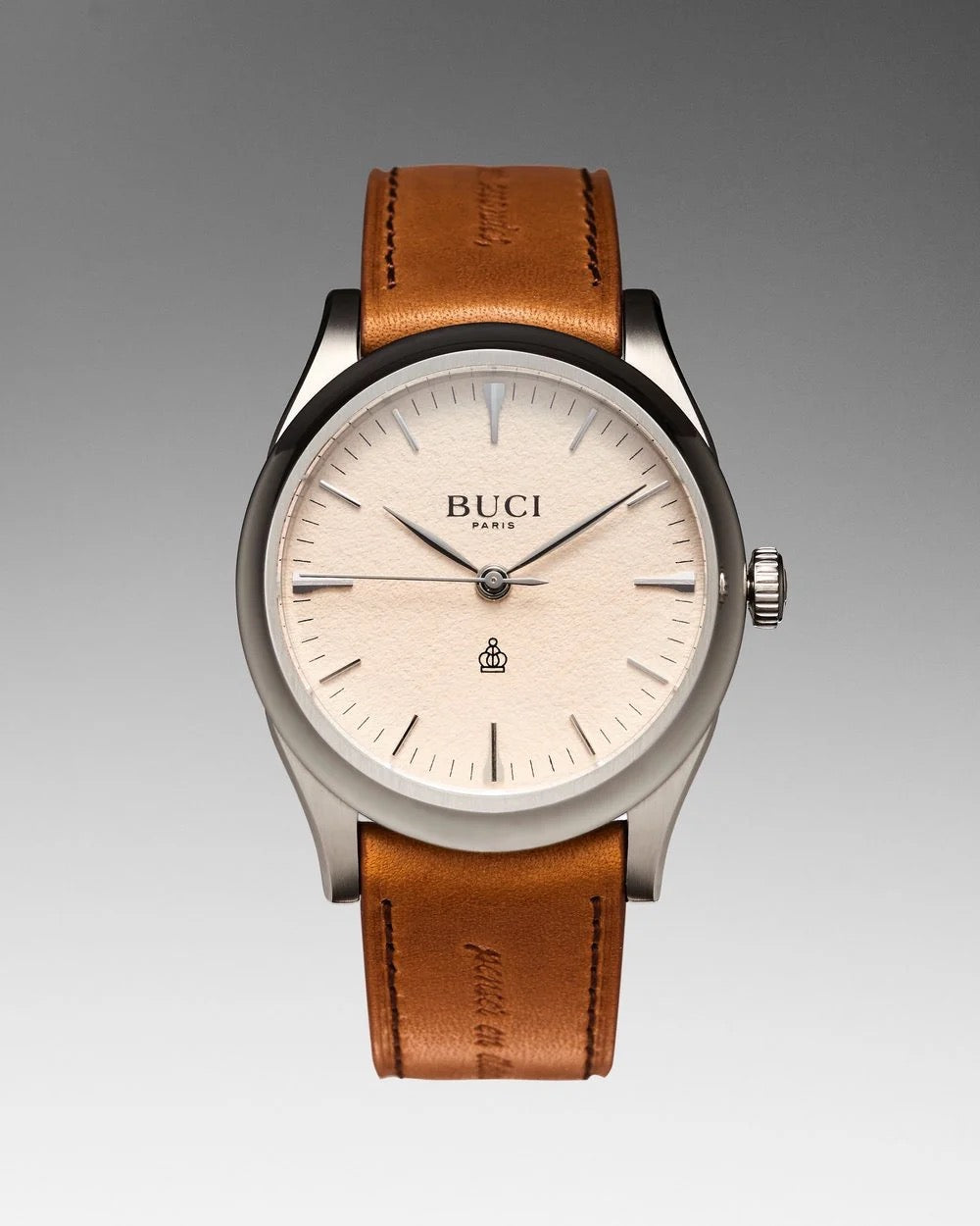 BUCI PARIS : EDITION LIMITÉE GARDE TEMPS AUTOMATIQUE "BEIGE"