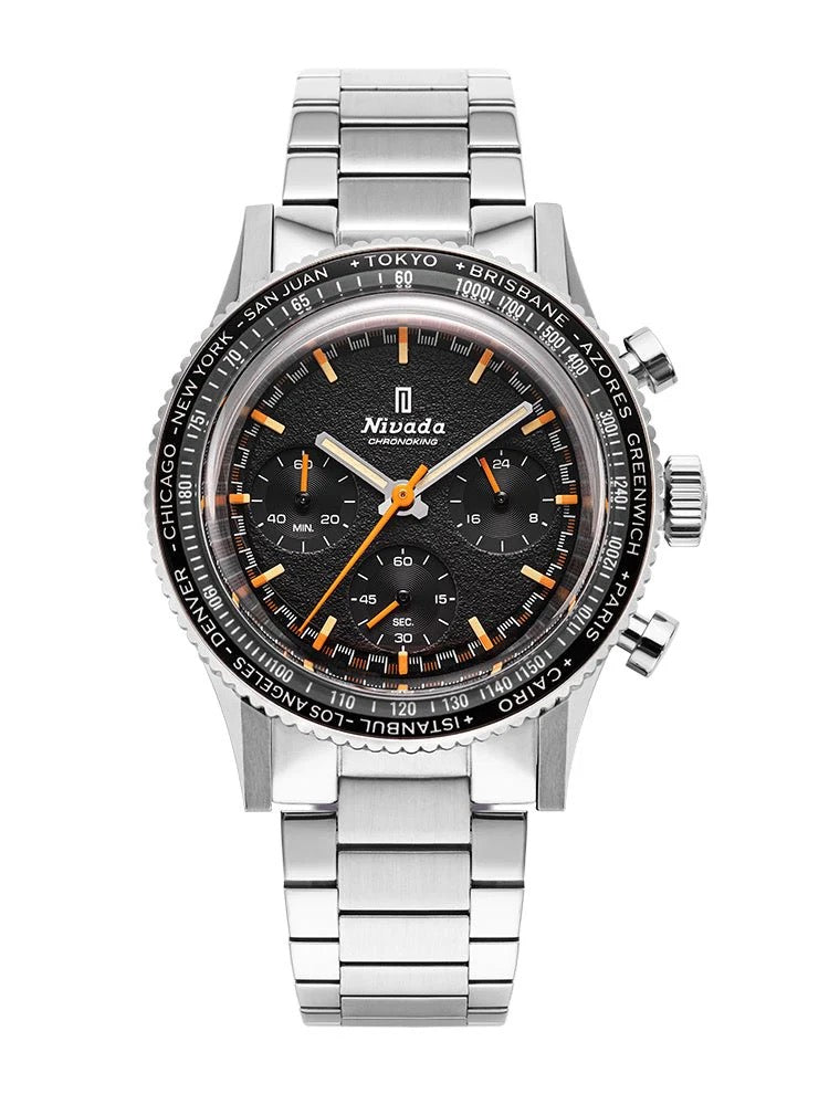 NIVADA GRENCHEN : CHRONOKING MECAQUARTZ INTERBEZEL