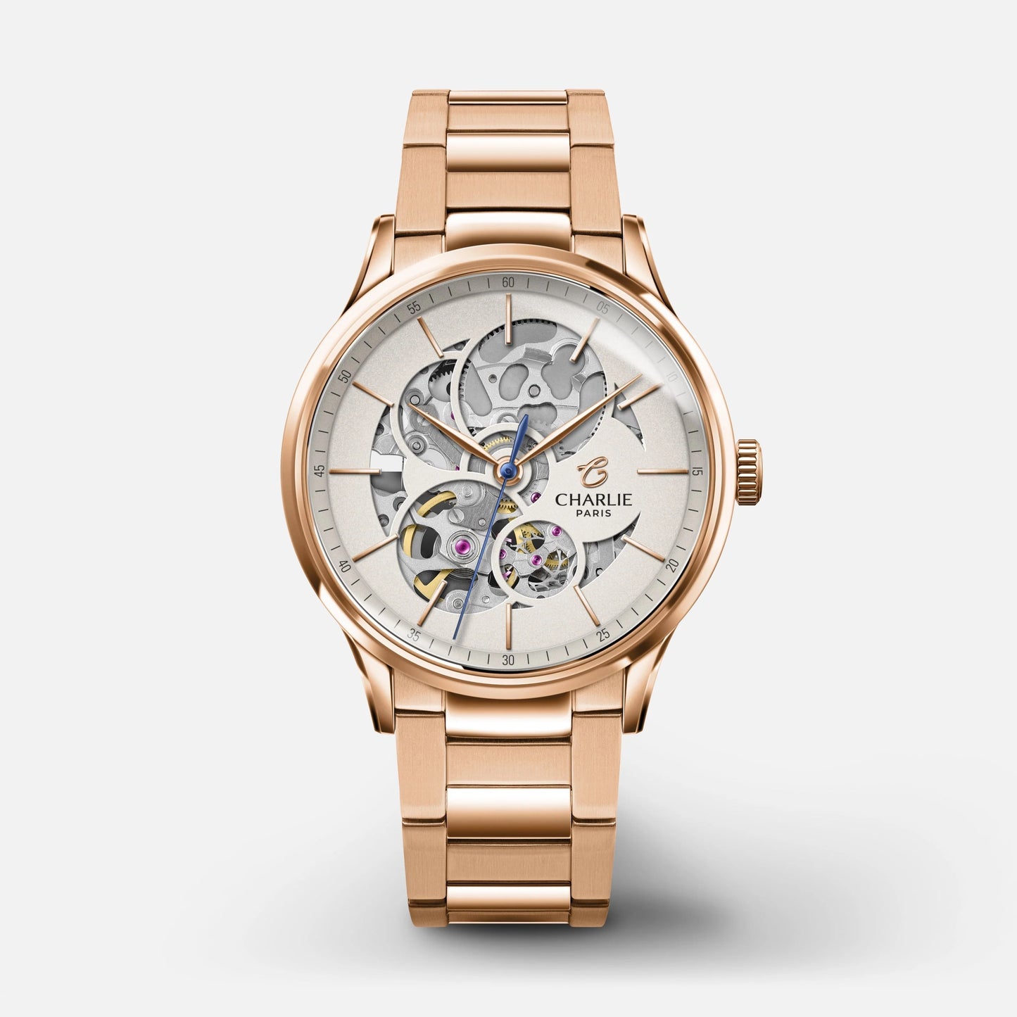 Reloj Charlie Paris: Initial 36 Calado Oro Rosa