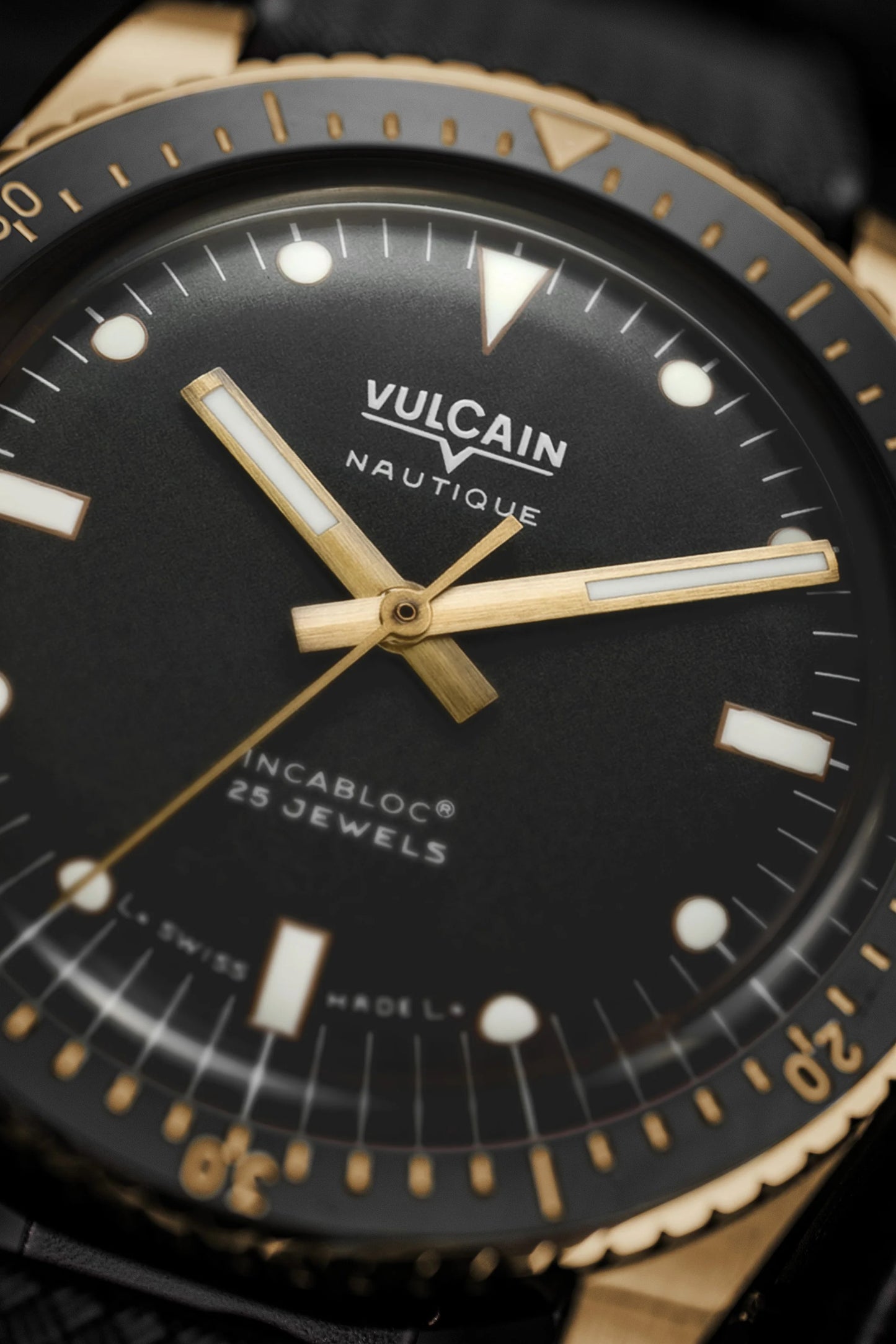 VULCAIN : SKINDIVER NAUTIQUE BRONZE NOIR