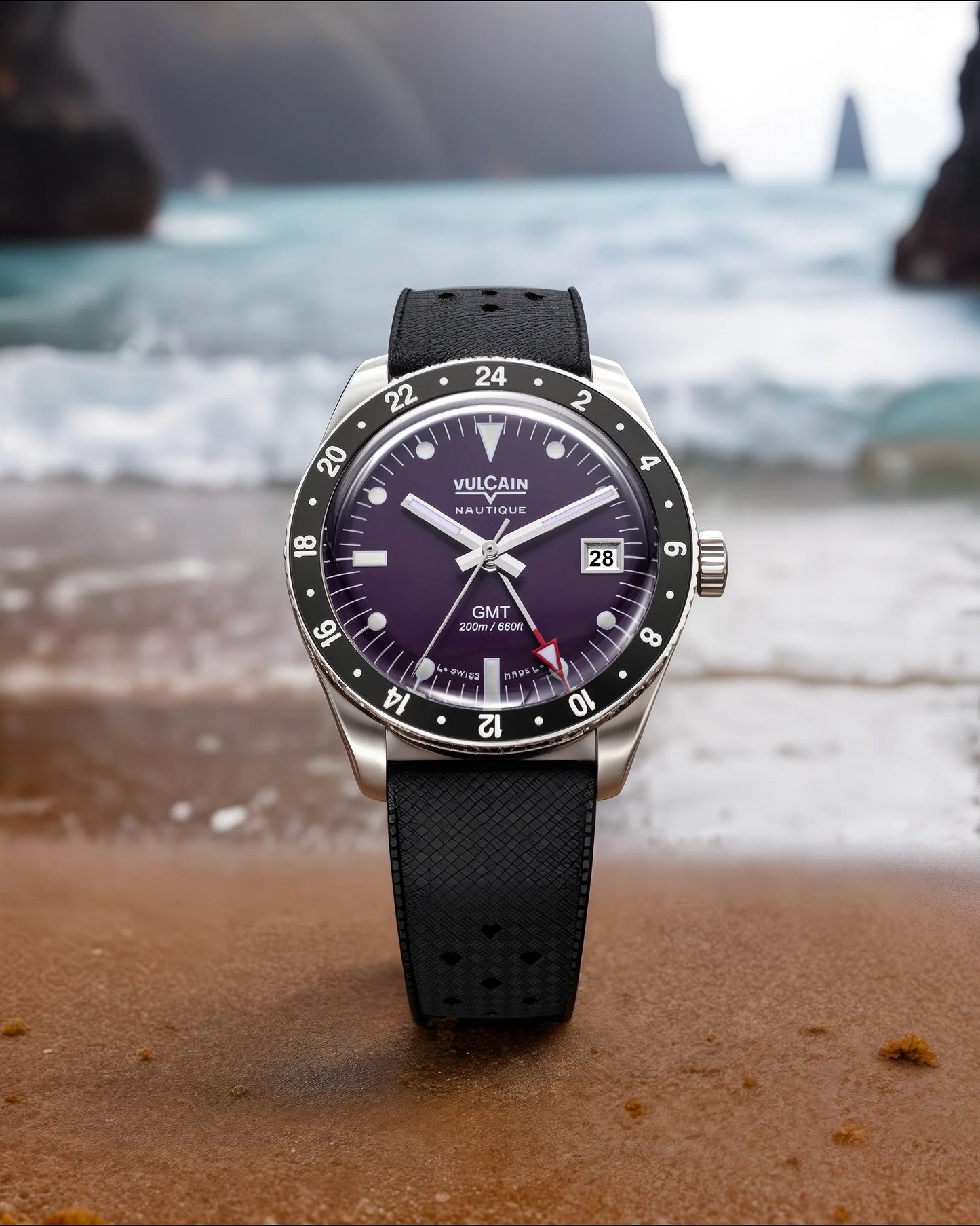 VULCAIN : SKINDIVER GMT VIOLET