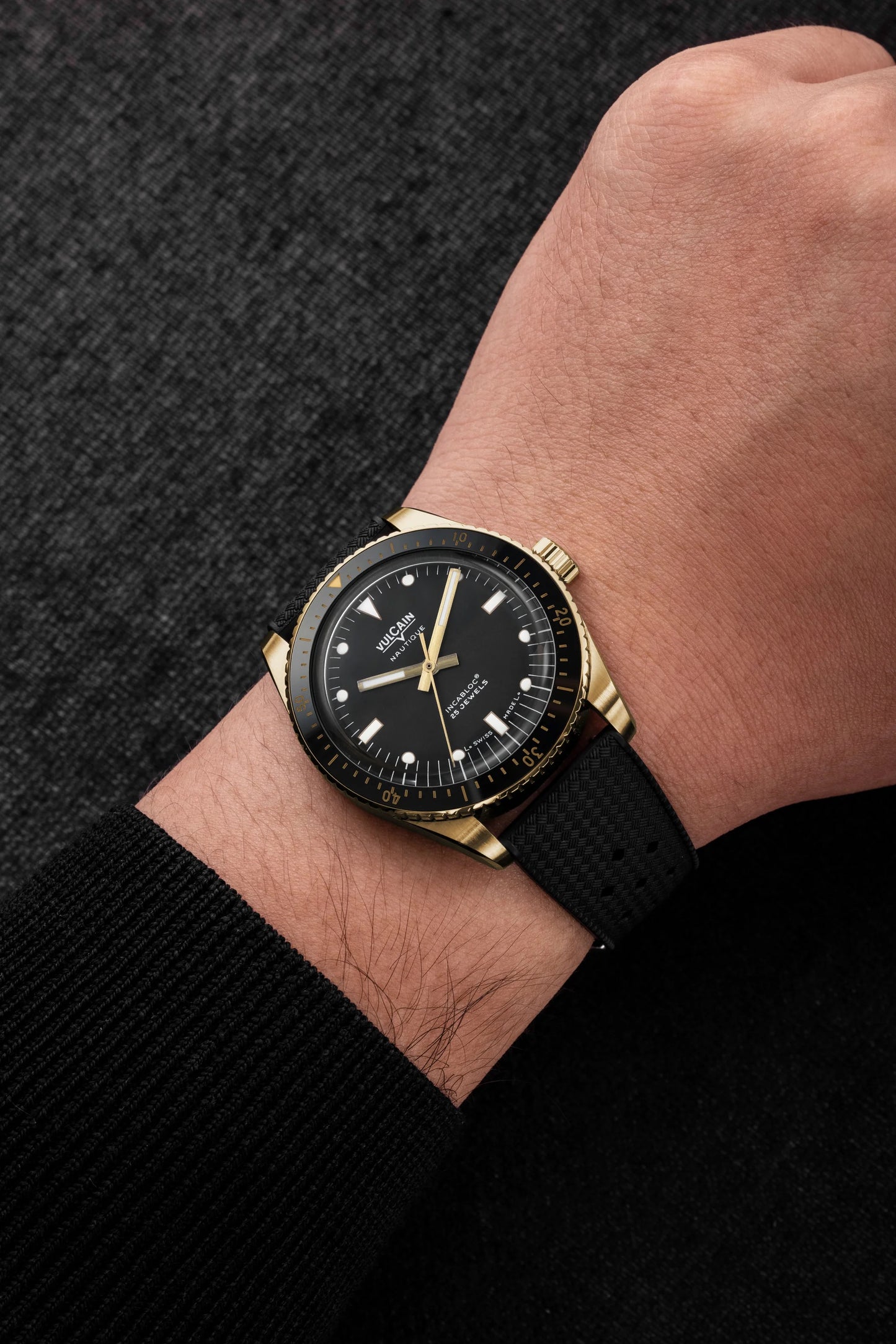 VULCAIN : SKINDIVER NAUTIQUE BRONZE NOIR