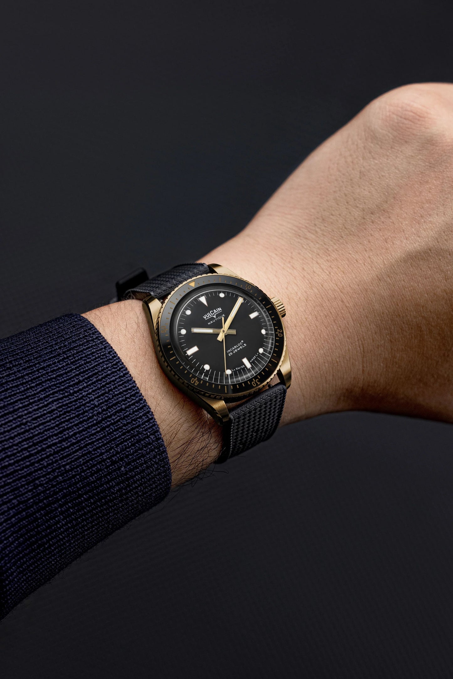 VULCAIN : SKINDIVER NAUTIQUE BRONZE NOIR