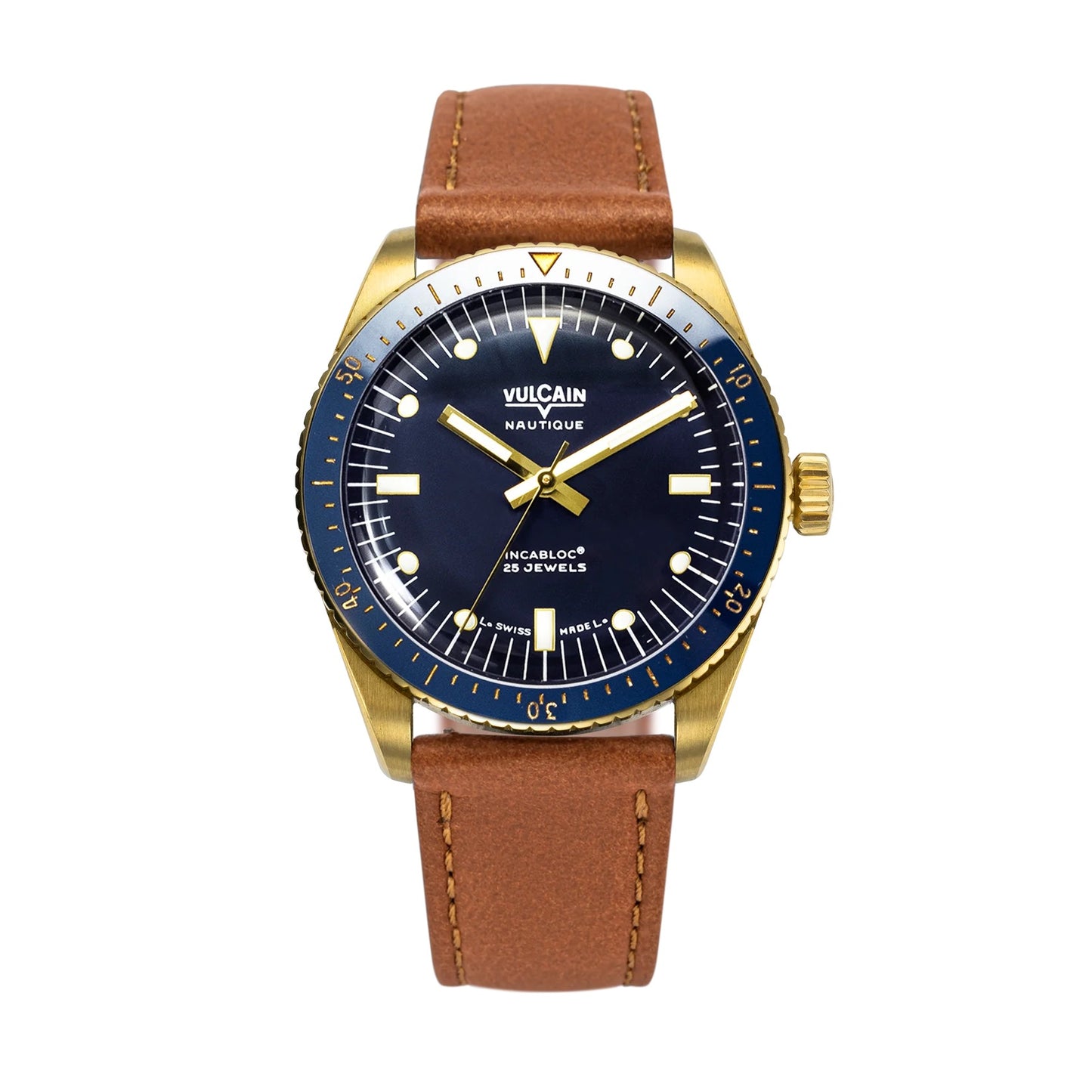 VULCAIN : SKINDIVER NAUTIQUE GOLD BLUE