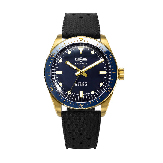 VULCAIN : SKINDIVER NAUTIQUE GOLD BLUE