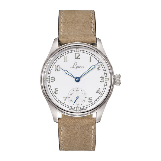 MONTRE LACO : NAVY WATCHES CUXHAVEN 42.5 BLANC 862104.2