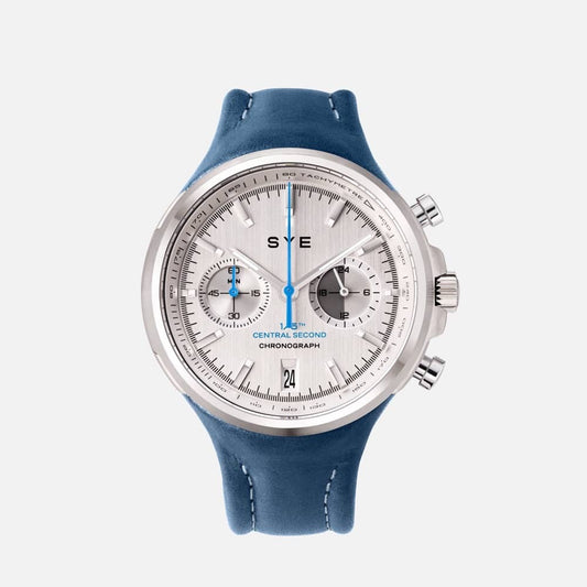 SYE : MOT1ON CHRONOGRAPH SILVER - BRACELET SYE BLUE