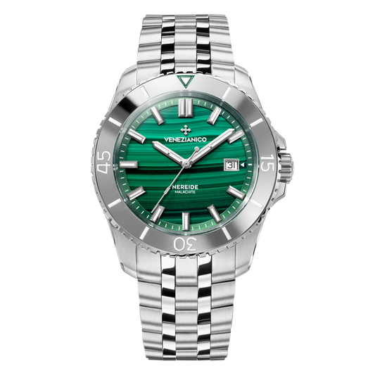 VENEZIANICO : NEREIDE MALACHITE 42 MM