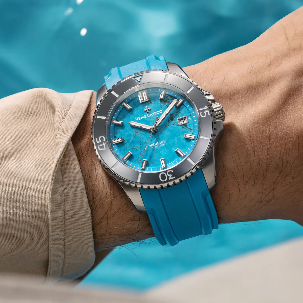 VENEZIANICO : NEREIDE TURCHESE 42MM