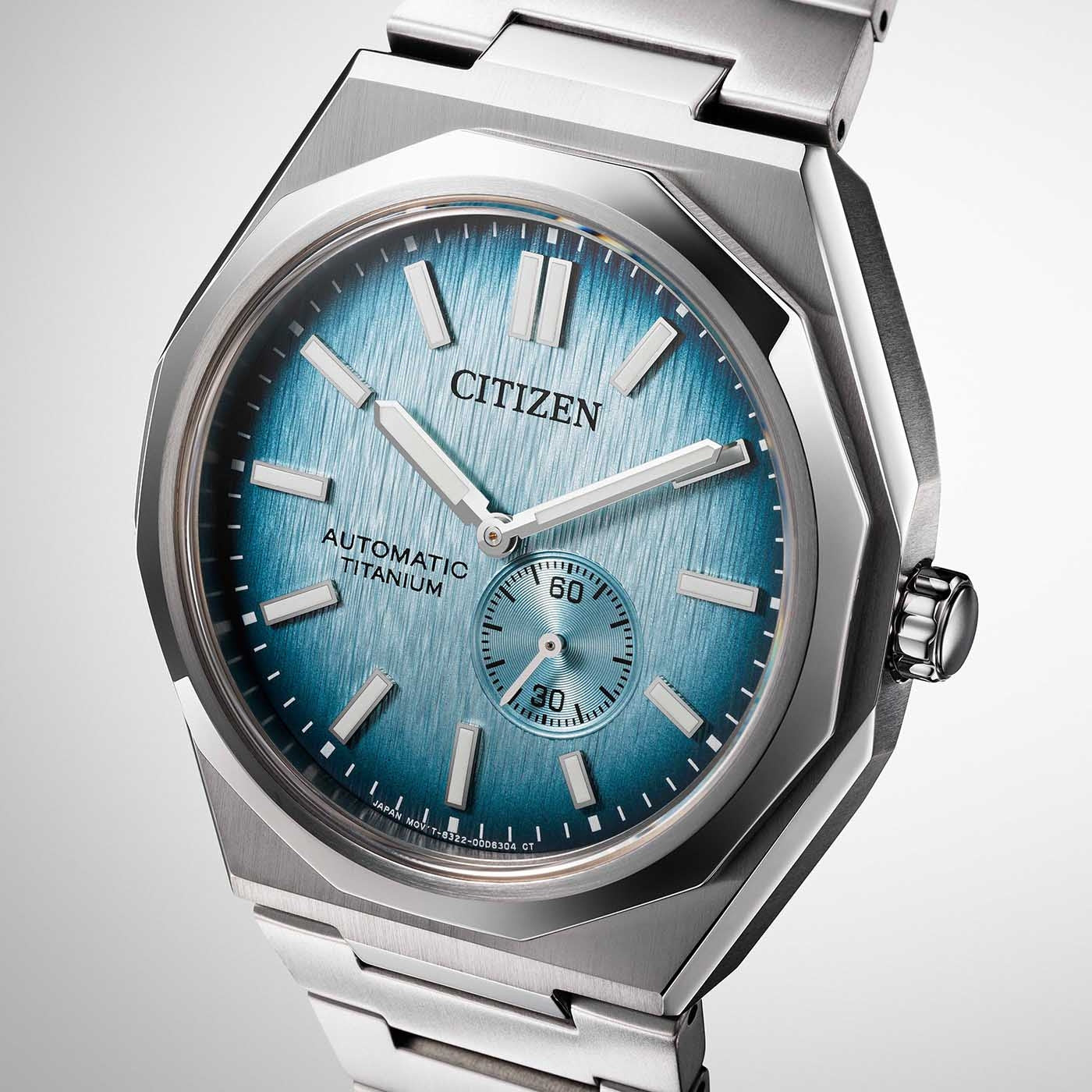 CITIZEN : SUPER TITANIUM MECHANICAL ZENCHIN 60 - BLEU CIEL