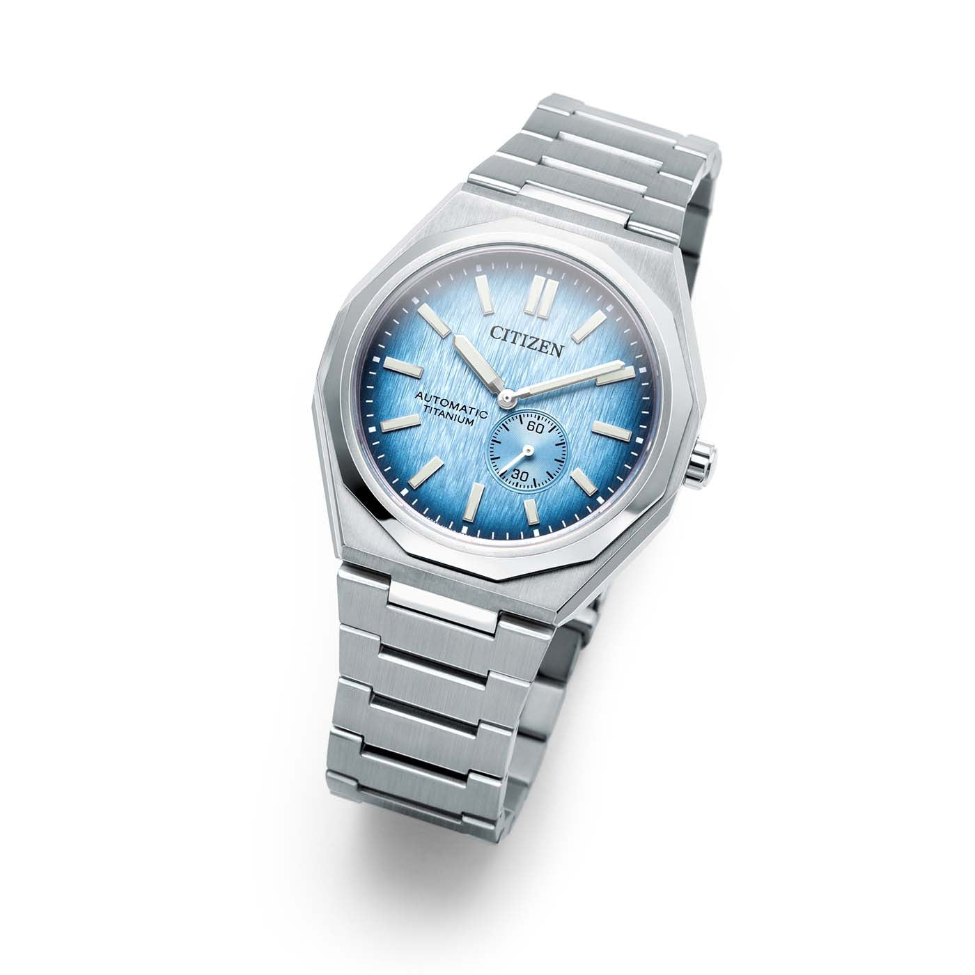 CITIZEN : SUPER TITANIUM MECHANICAL ZENCHIN 60 - BLEU CIEL