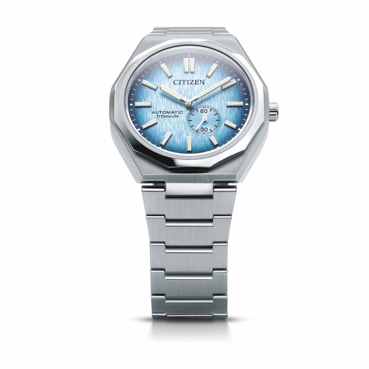 CITIZEN : SUPER TITANIUM MECHANICAL ZENCHIN 60 - BLEU CIEL