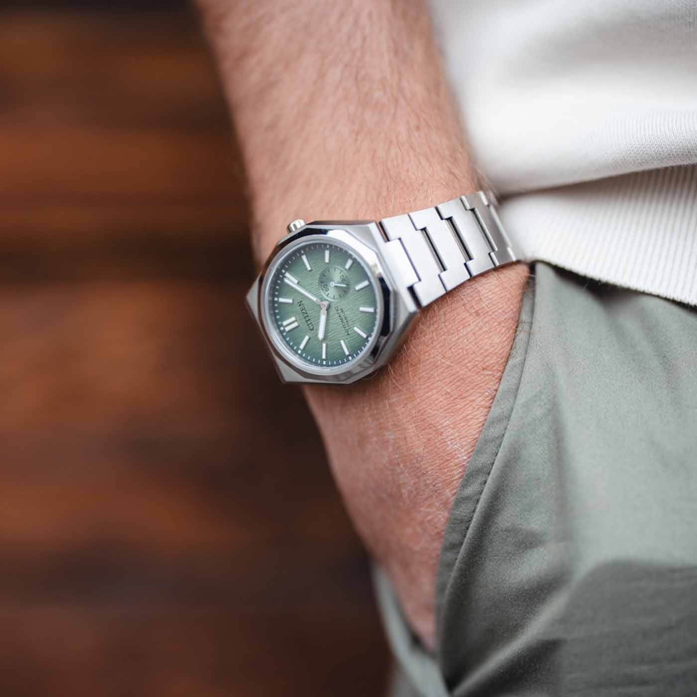 CITIZEN : SUPER TITANIUM MECHANICAL ZENCHIN 60 - VERT