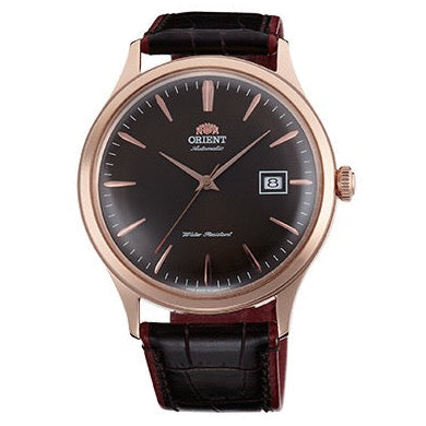 ORIENT : BAMBINO V4 MARRON 42 MM AC08001T