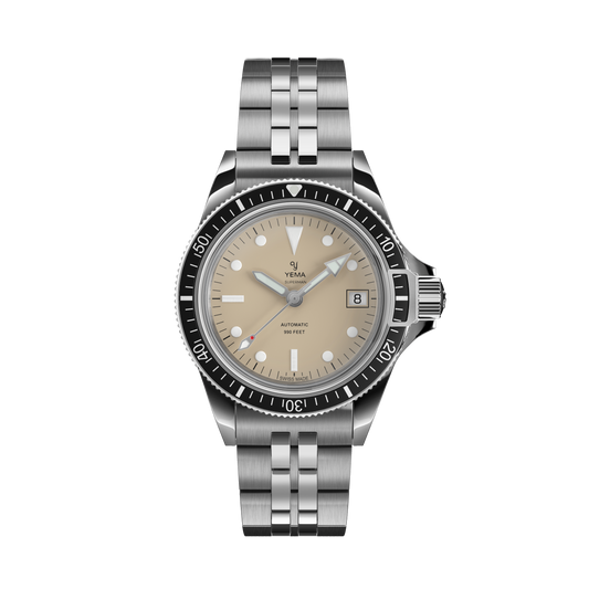MONTRE YEMA : SUPERMAN SWISS EDITION - BEIGE