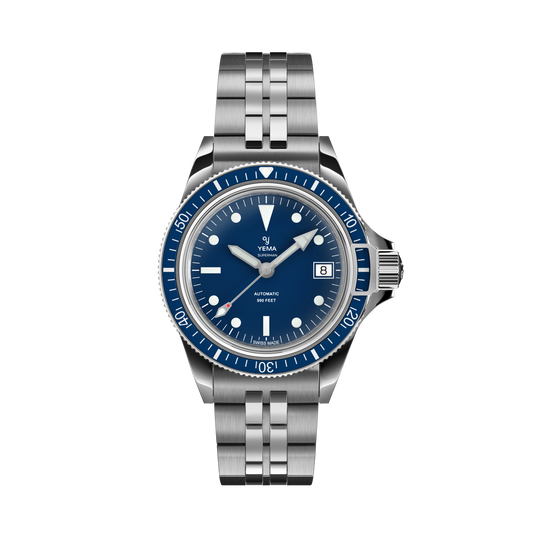 MONTRE YEMA : SUPERMAN SWISS EDITION - BLEU